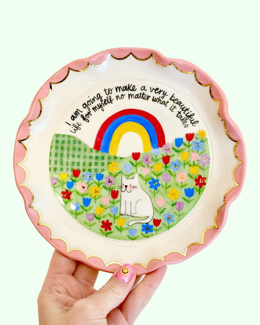 Plate - Beautiful life