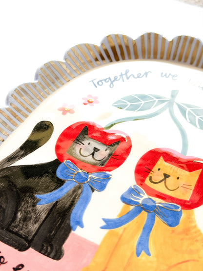 Plate - Together we will bloom