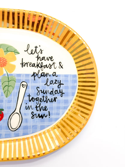 Plate - Lazy Sunday!