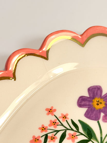 Plate - Bloom! Slightly IMPERFECT