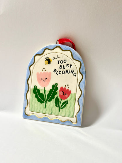 Arch - Too busy blooming!