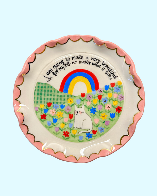 Plate - Beautiful life