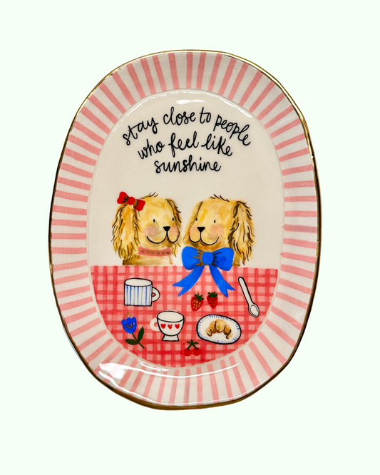 Plate - People who feel like sunshine!