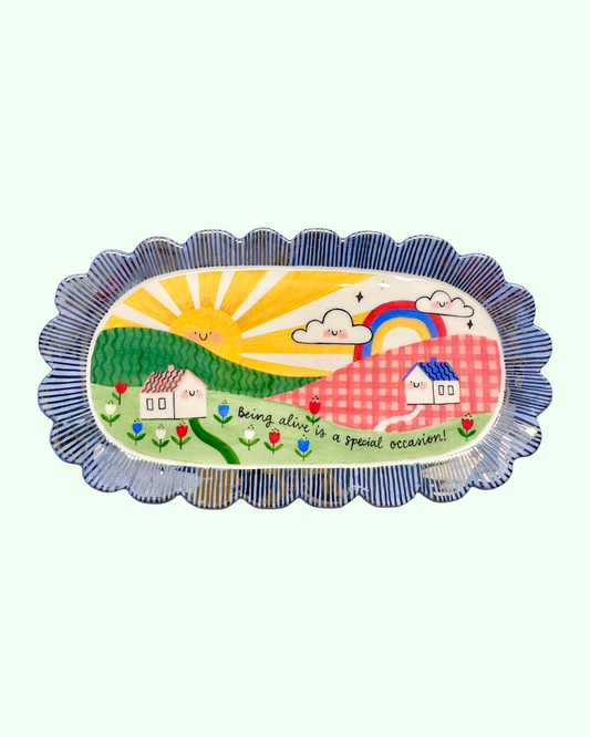 Plate - Being alive is a special occasion!