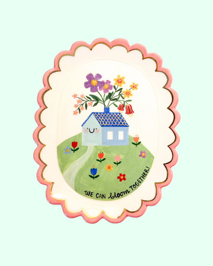 Plate - Bloom! Slightly IMPERFECT