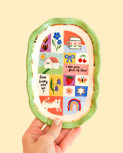 Plate - How lucky are we?