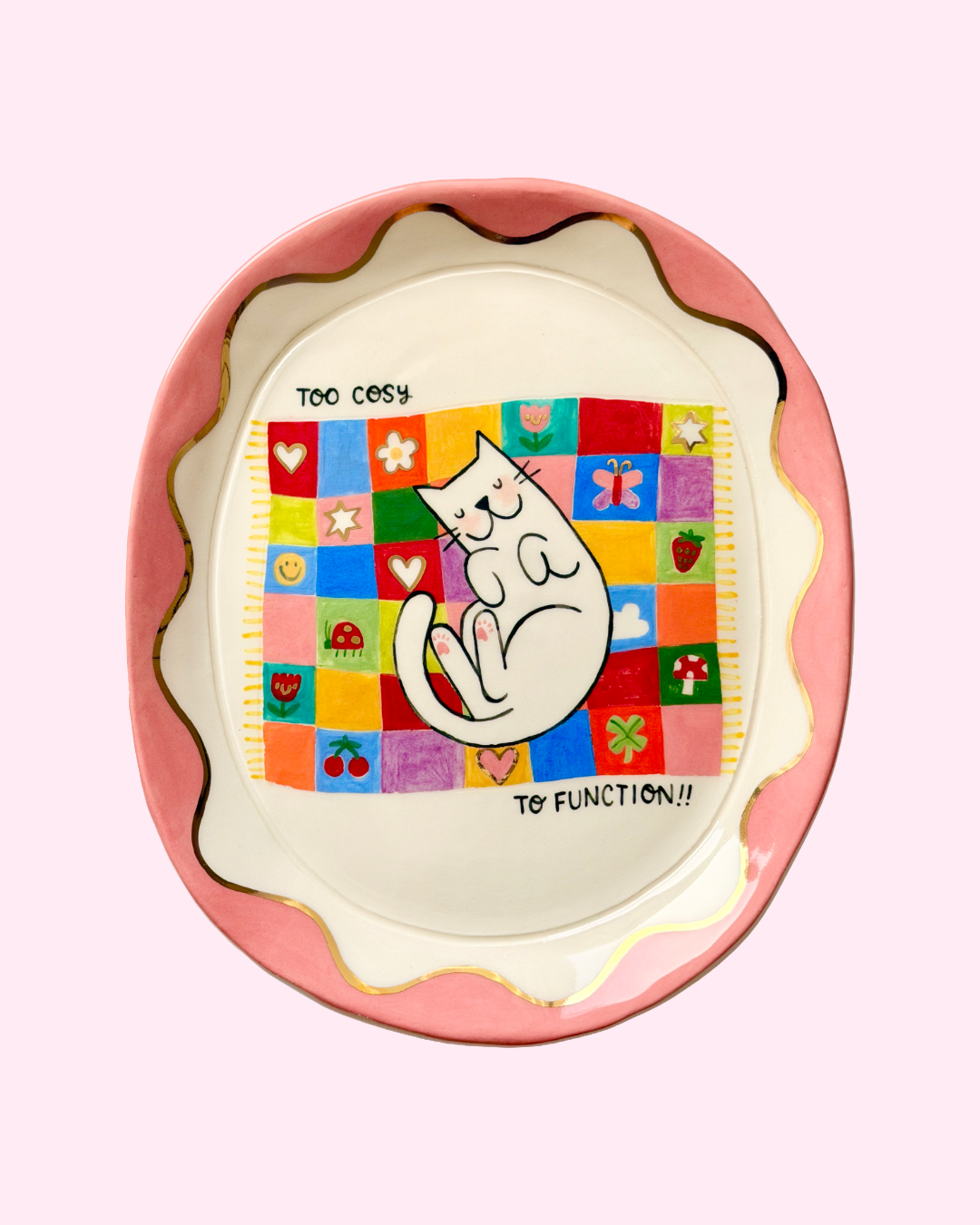 Plate - Too cosy to function!!
