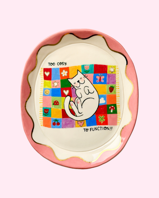 Plate - Too cosy to function!!