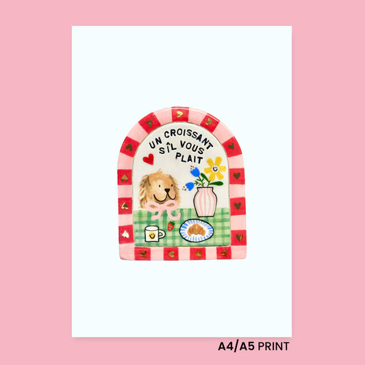 Print - Croissant