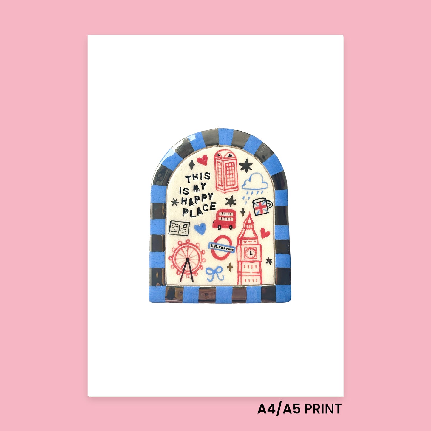 Print - London is my happy place