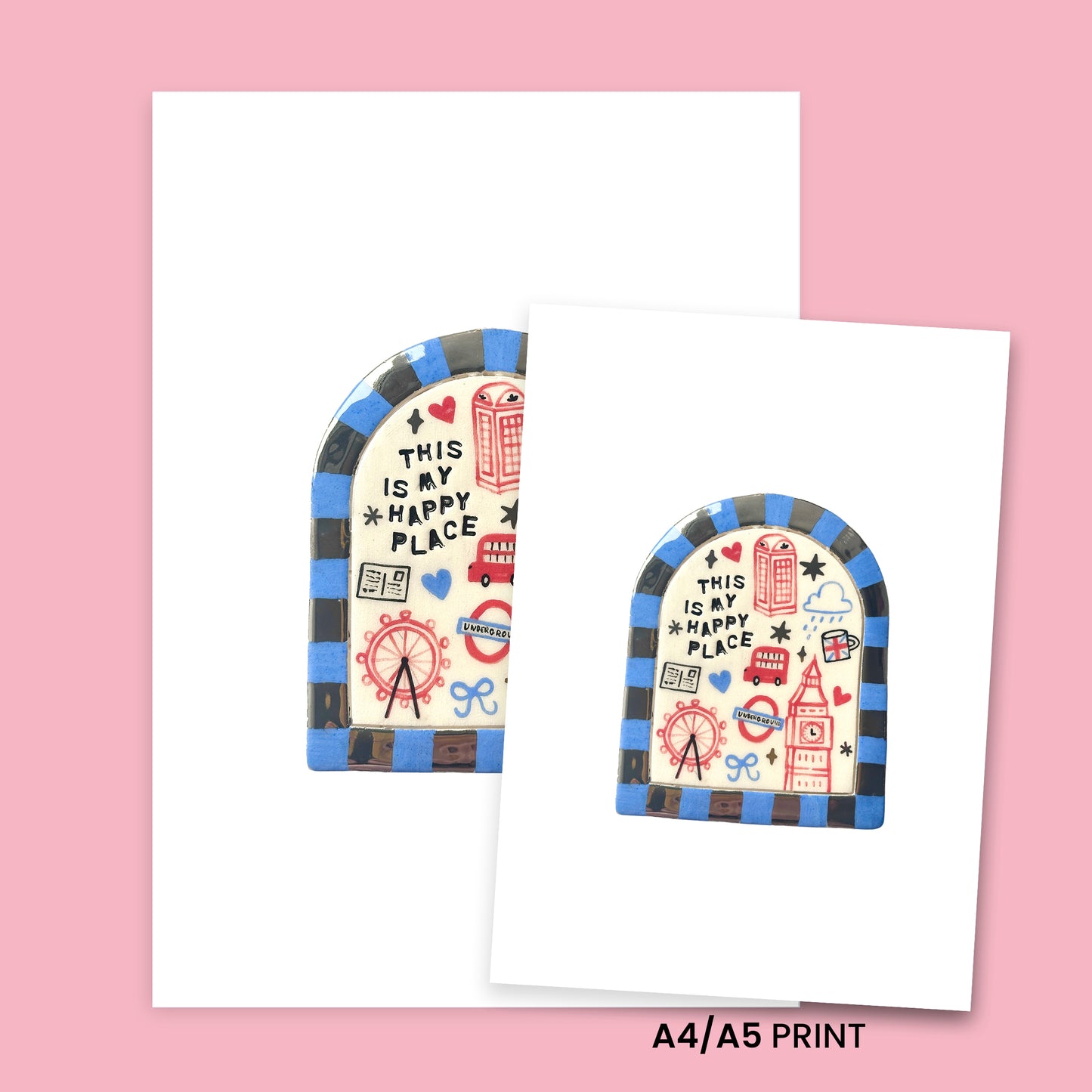 Print - London is my happy place