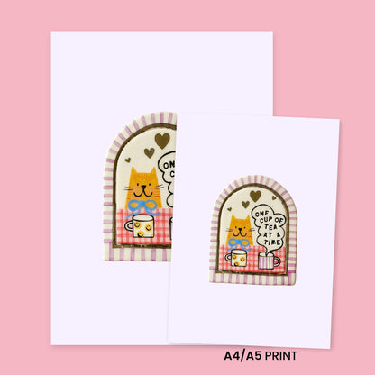 Print - One cup of tea at a time...
